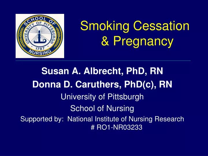 smoking cessation pregnancy