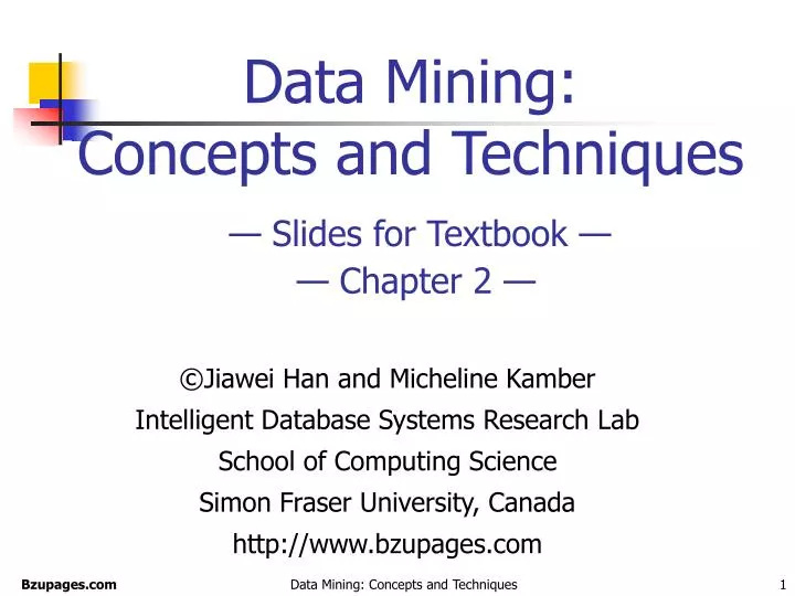 data mining concepts and techniques slides for textbook chapter 2