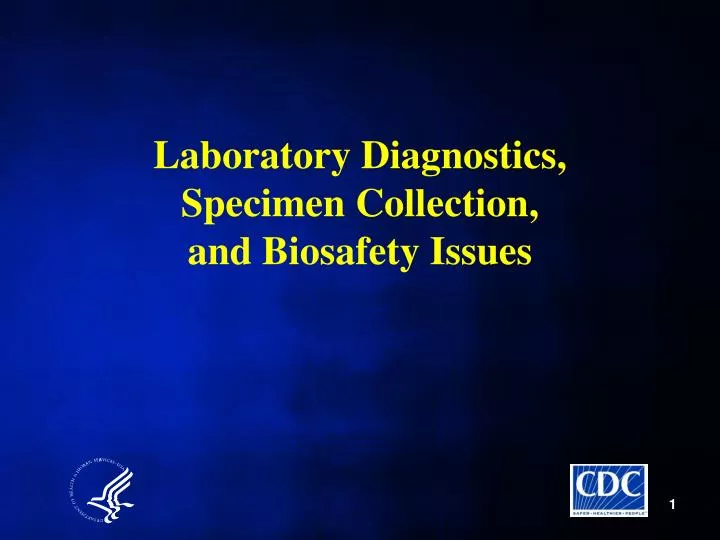 laboratory diagnostics specimen collection and biosafety issues