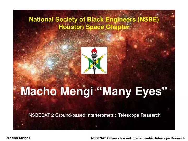 national society of black engineers nsbe houston space chapter