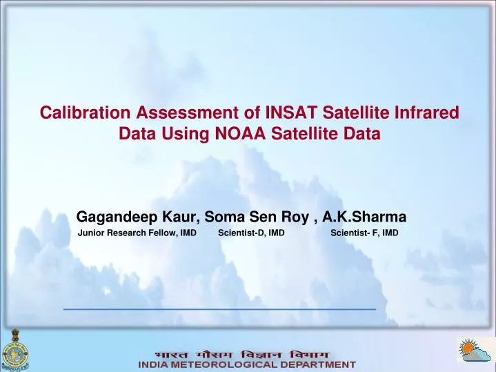 calibration assessment of insat satellite infrared data using noaa satellite data