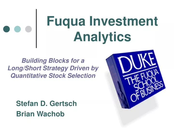fuqua investment analytics