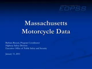 Massachusetts Motorcycle Data