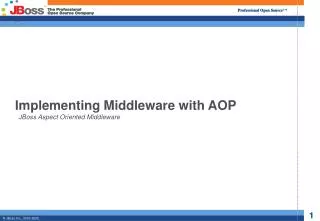 Implementing Middleware with AOP