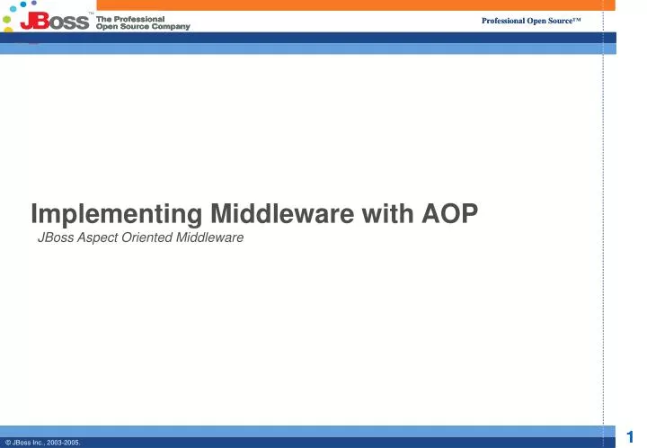 implementing middleware with aop