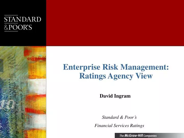 enterprise risk management ratings agency view