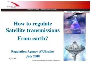 Regulation Agency of Ukraine July 2008
