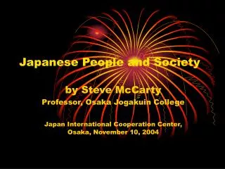 Japanese People and Society