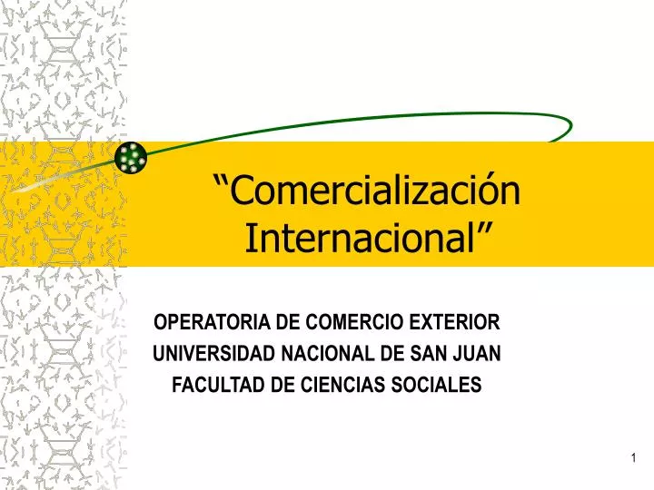 comercializaci n internacional