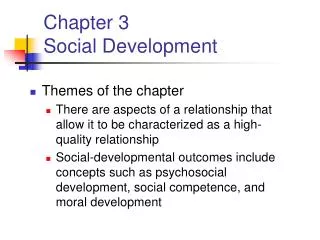 Chapter 3 Social Development