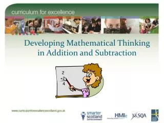 Developing Mathematical Thinking in Addition and Subtraction