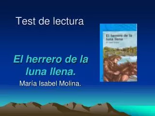 test de lectura