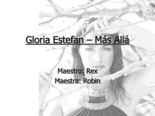 Gloria Estefan – Más Allá