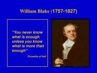 William Blake ( 1757-1827)