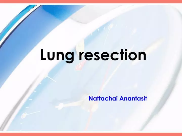lung resection