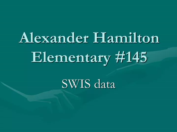 alexander hamilton elementary 145