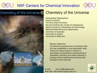 NSF Centers for Chemical Innovation