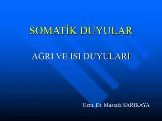 somat k duyular