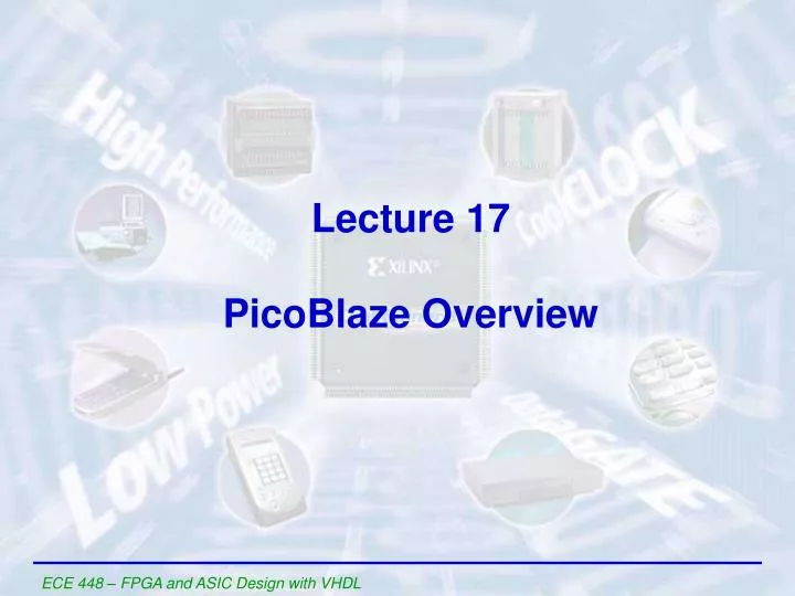 lecture 17 picoblaze overview