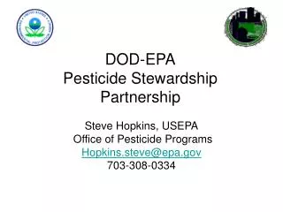 DOD-EPA Pesticide Stewardship Partnership