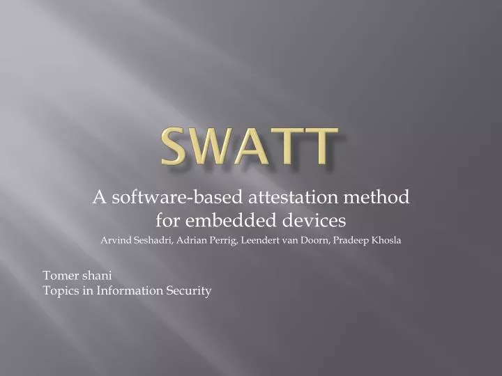swatt
