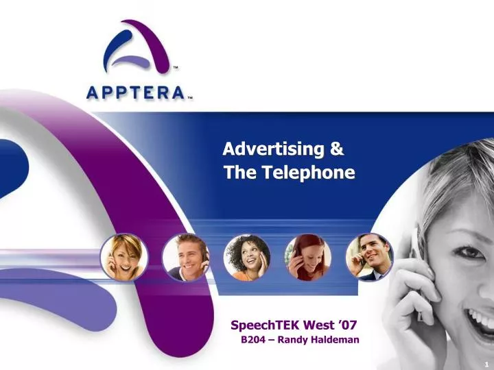 advertising the telephone