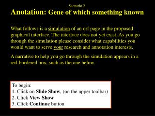 Anotation: Gene of which something known