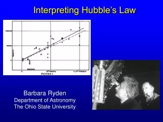 Interpreting Hubble’s Law