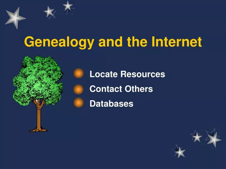 genealogy and the internet