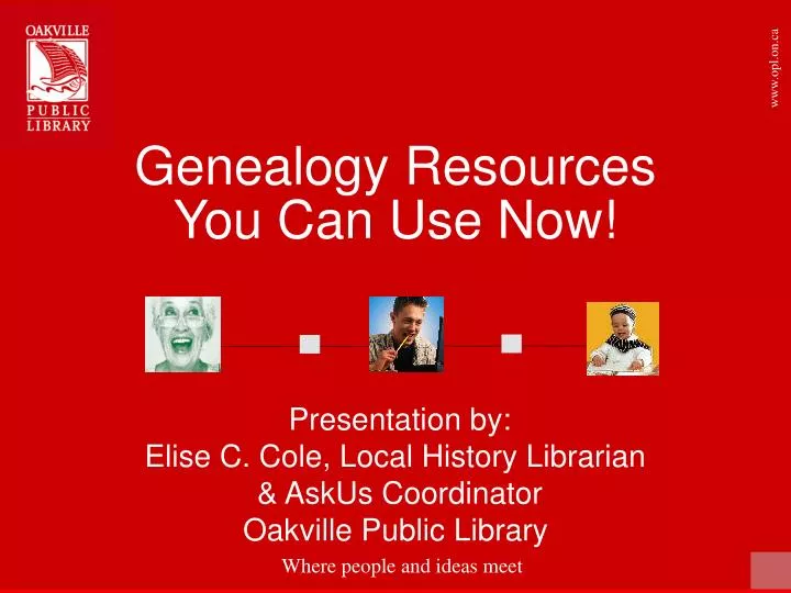 genealogy resources you can use now