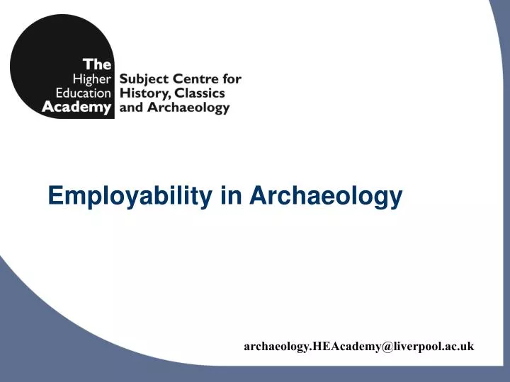 employability in archaeology