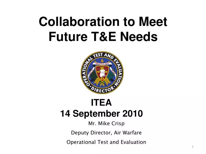 collaboration to meet future t e needs