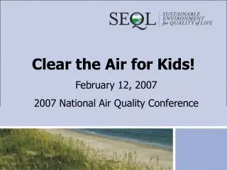 Clear the Air for Kids!