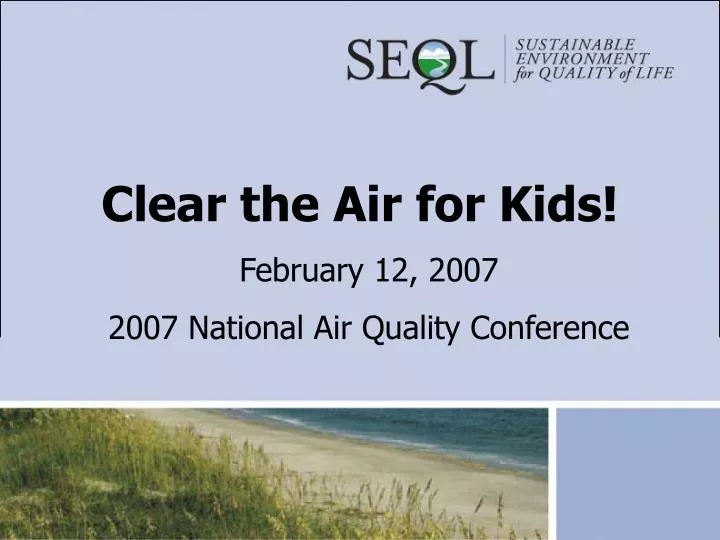 clear the air for kids