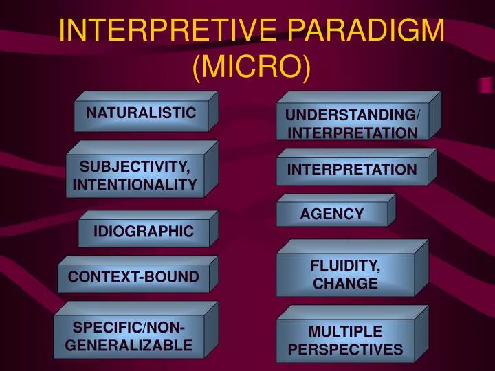 interpretive paradigm micro