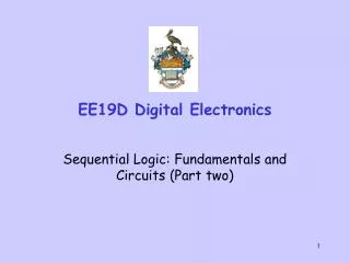 EE19D Digital Electronics