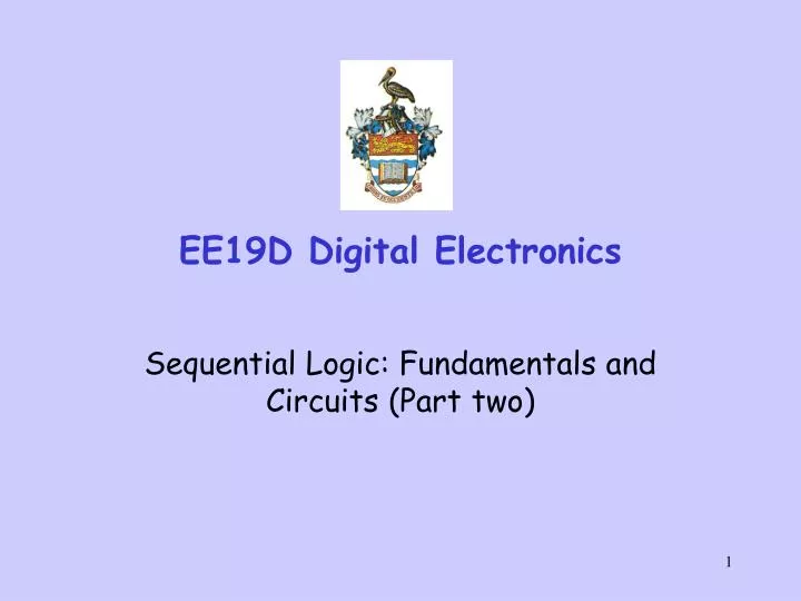 ee19d digital electronics