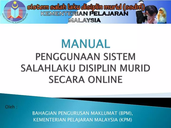 manual penggunaan sistem salahlaku disiplin murid secara online