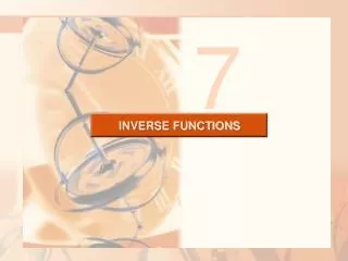INVERSE FUNCTIONS