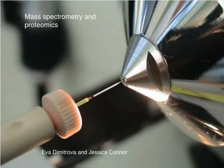 mass spectrometry and proteomics