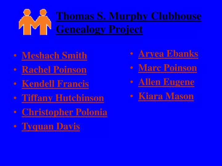 thomas s murphy clubhouse genealogy project