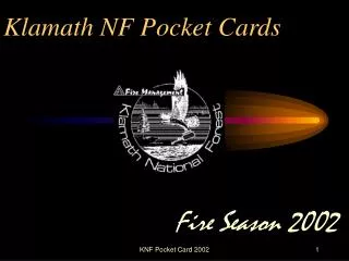 Klamath NF Pocket Cards