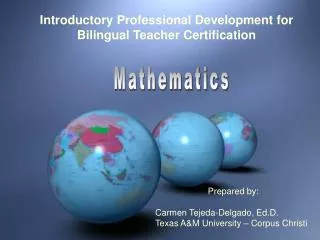 Introductory Training Course for Bilingual Teacher Certification