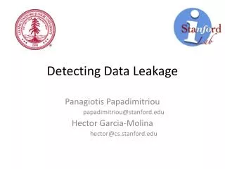 Detecting Data Leakage