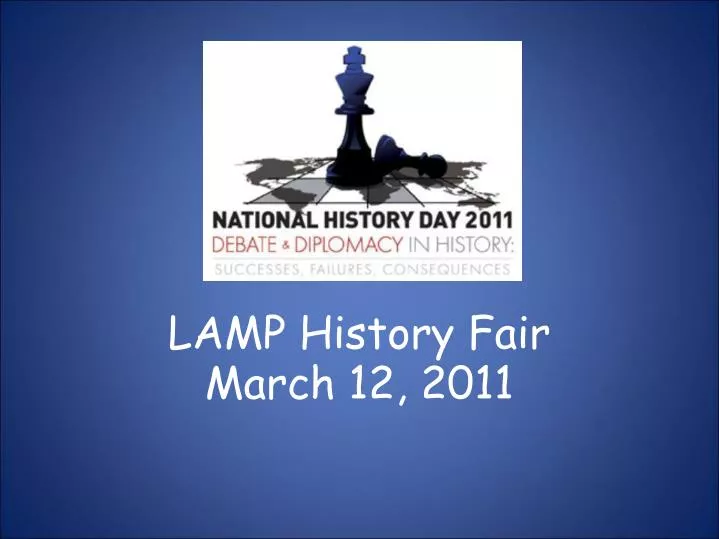 lamp history fair march 12 2011