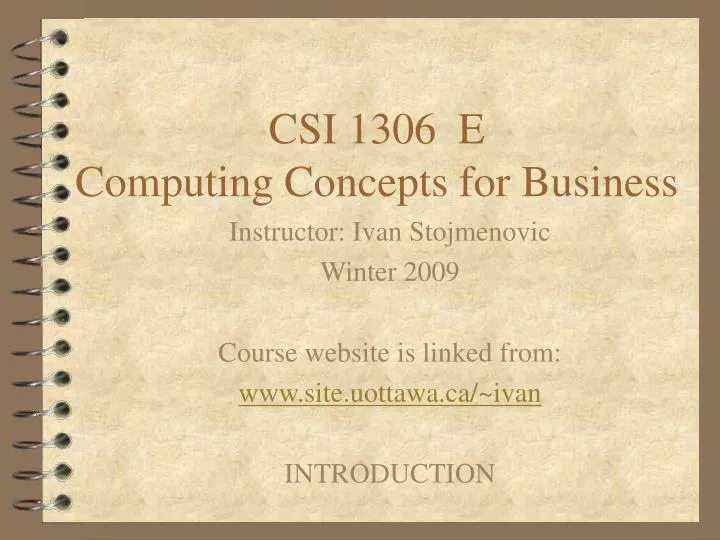 csi 1306 e computing concepts for business