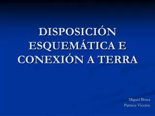 disposici n esquem tica e conexi n a terra