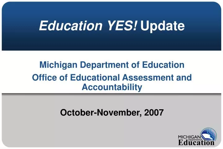 education yes update