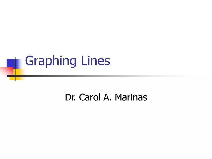 graphing lines