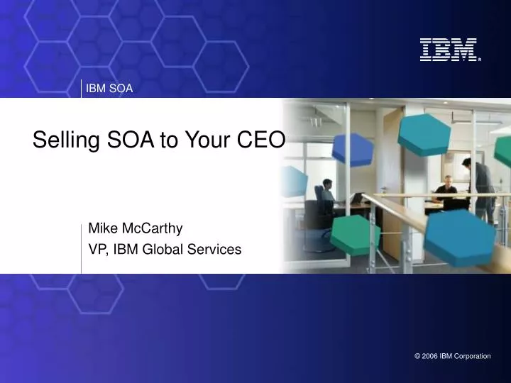 selling soa to your ceo